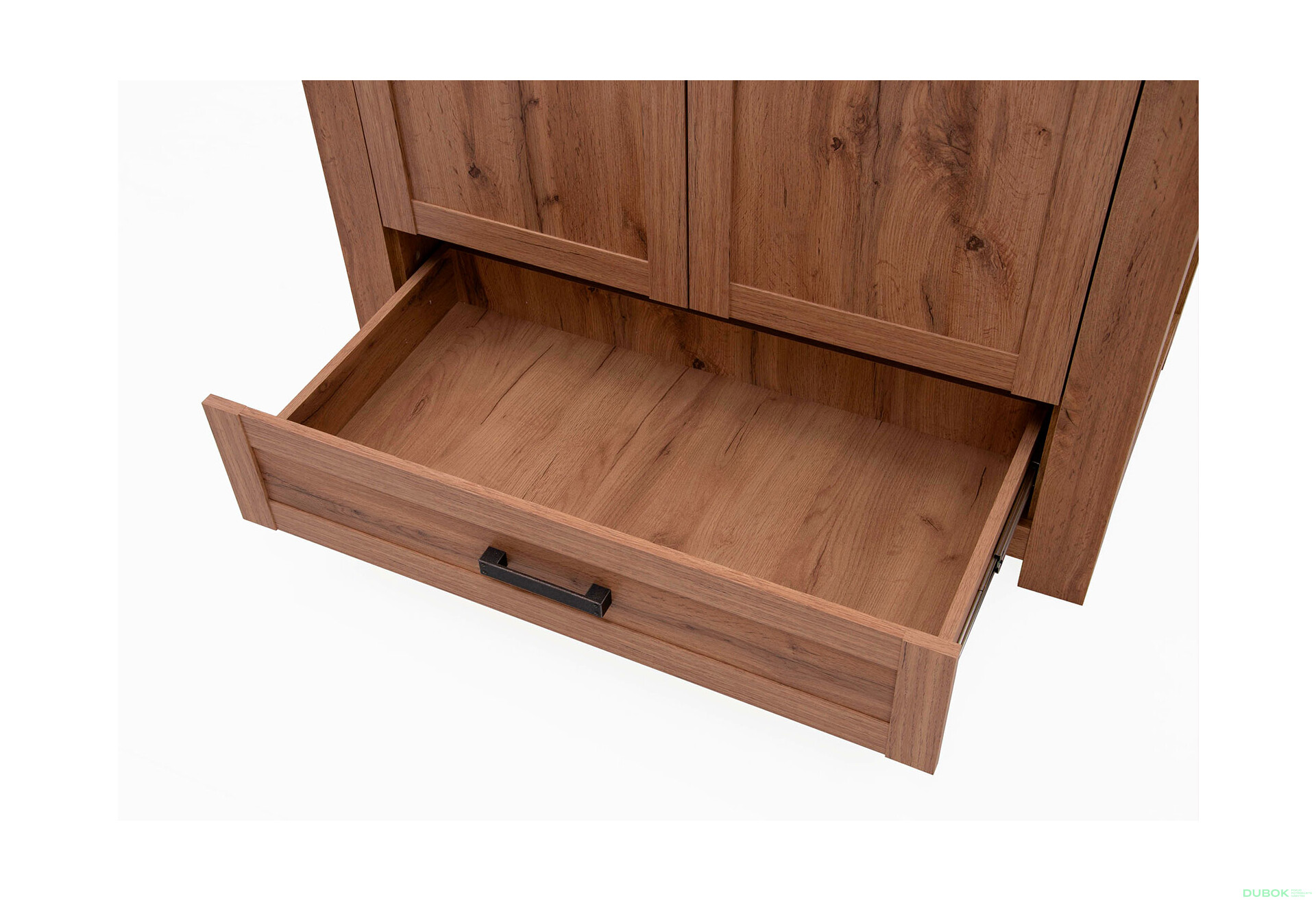 Skříň dvoudveřová se zásuvkou Mortiz 112x210x59.9 cm Dub wotan - Fotografie 6 Fotografie 6 - Skříň dvoudveřová se zásuvkou Mortiz 112x210x59.9 cm Dub wotan