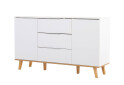Komoda 2d3s bílá / dub kamenný Neptun - Fotografie 1 Fotografie 1 - Komoda 2d3s bílá / dub kamenný Neptun