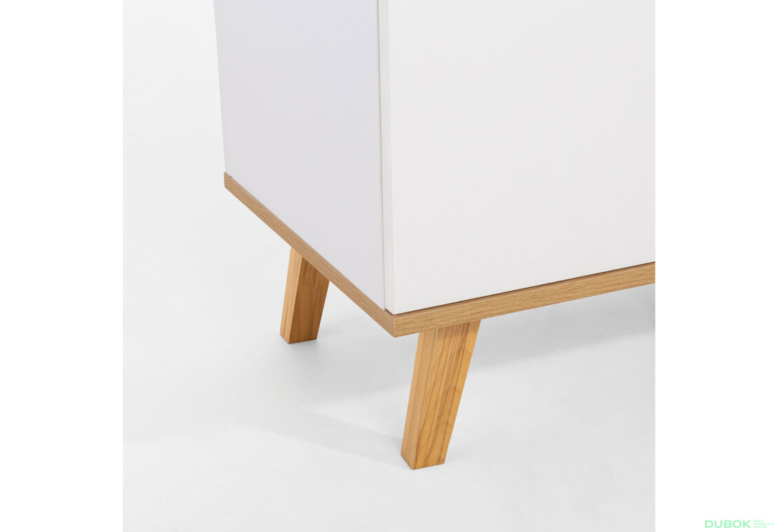 Komoda 2d3s bílá / dub kamenný Neptun - Fotografie 5 Fotografie 5 - Komoda 2d3s bílá / dub kamenný Neptun