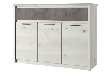 Komoda 3d2s polární olše / onyx Nonell