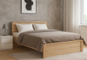 Fotografie 2 - Postel 140x200 dub sonoma Norton
