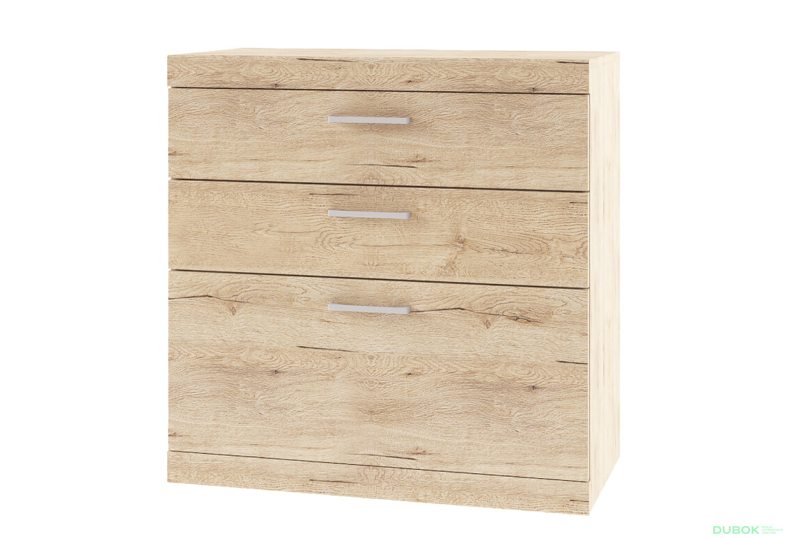 Komoda 3s dub san remo Oskar - Fotografie 1 Fotografie 1 - Komoda 3s dub san remo Oskar