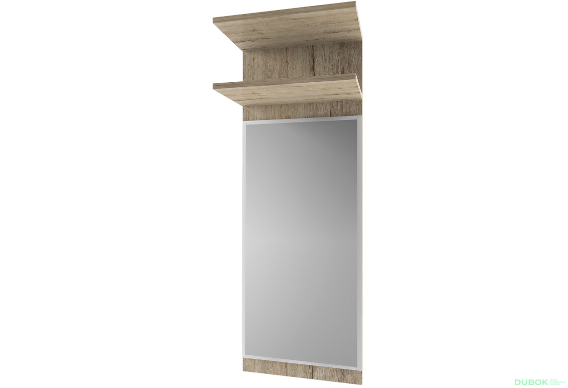Panel se zrcadlem 40 dub san remo Oskar - Fotografie 1 Fotografie 1 - Panel se zrcadlem 40 dub san remo Oskar