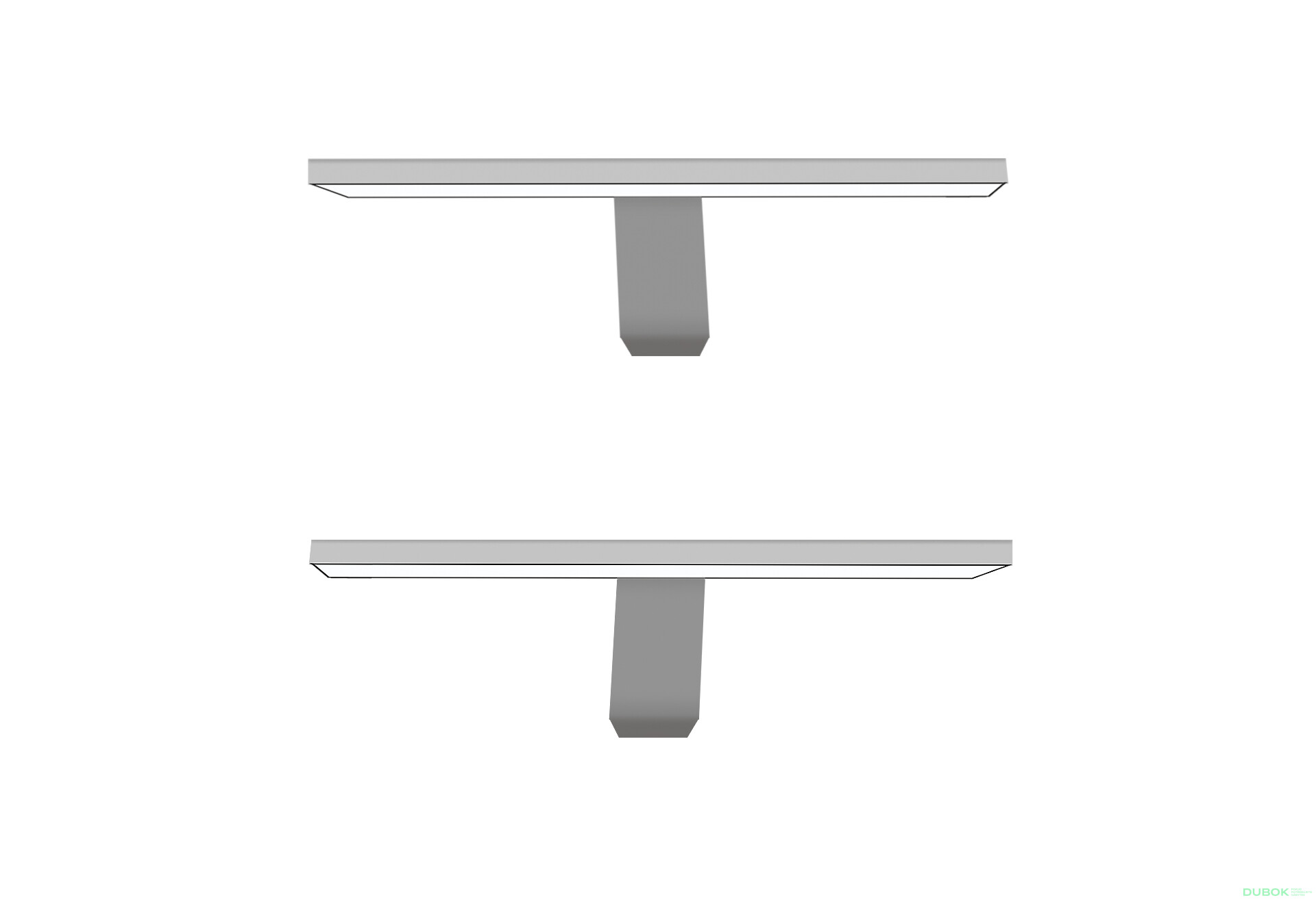 LED 2x osvětlení nad skříň bílý / teplý Osvětlení - Fotografie 1 Fotografie 1 - LED 2x osvětlení nad skříň bílý / teplý Osvětlení