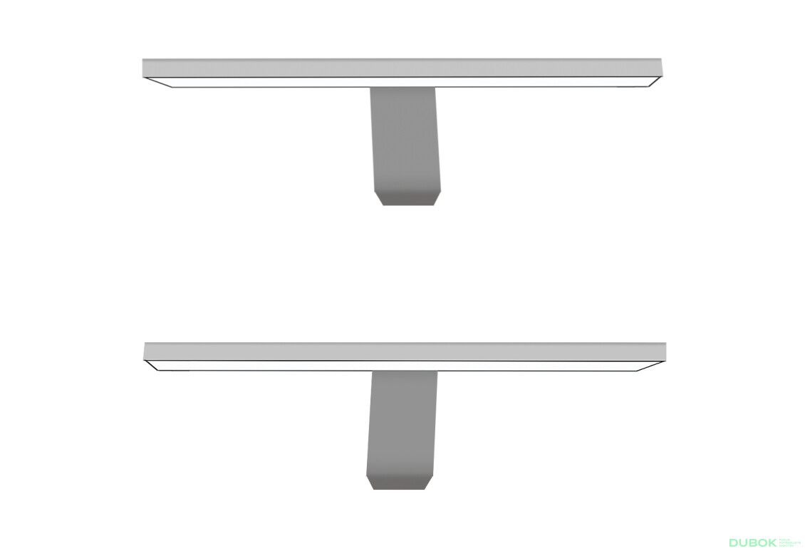 LED 2x osvětlení nad skříň bílý / teplý Osvětlení