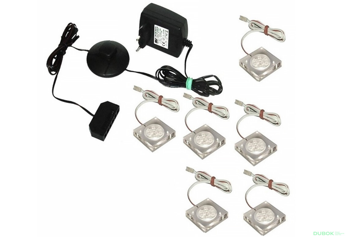 LED 6x ks bílý / teplý Osvětlení
