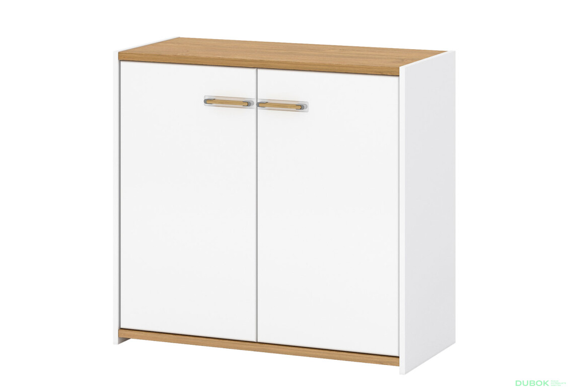 Komoda 2d bílý mat Adam - Fotografie 1 Fotografie 1 - Komoda 2d bílý mat Adam