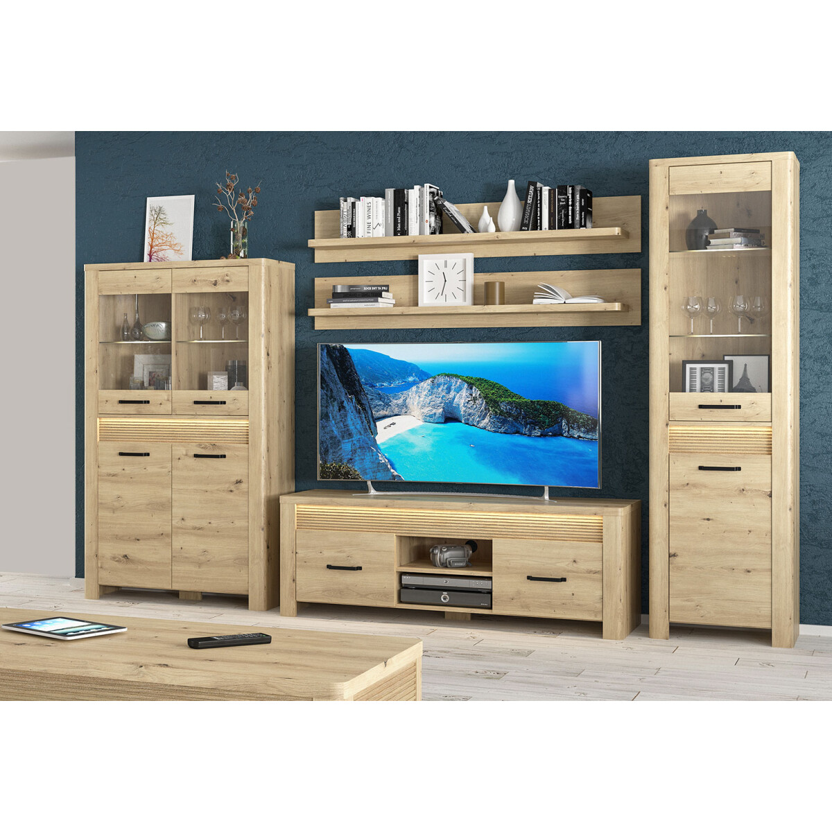 

Obývací sestava 3.0 m dub artisan Moris