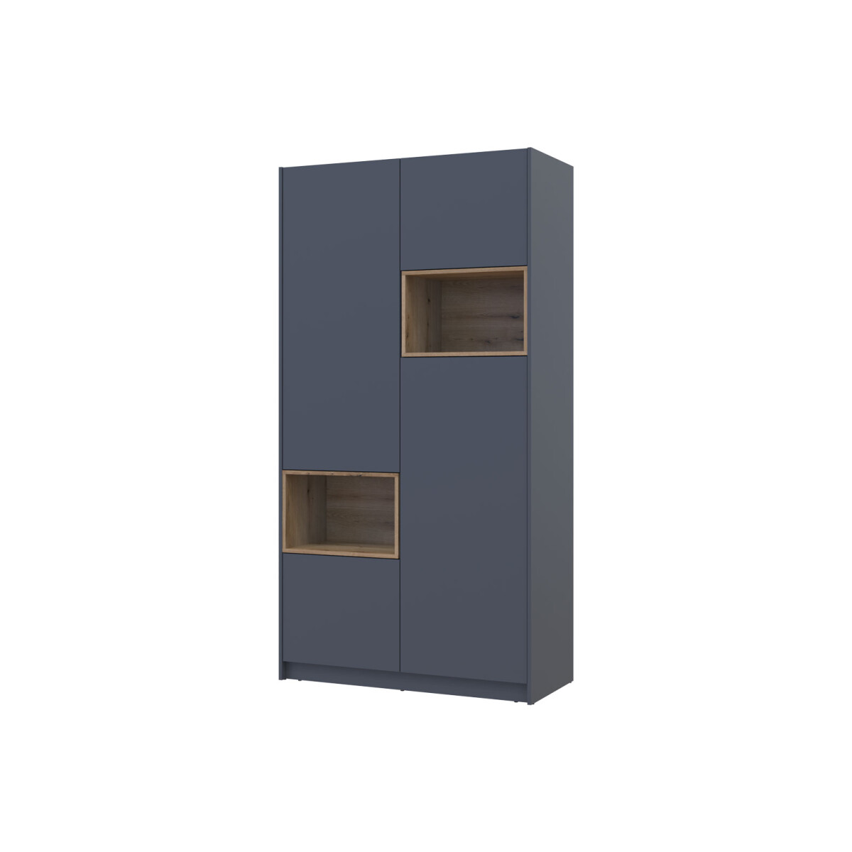 

Skříň Dale 2D s výklenkem 115.2х52х220 cm grafit / dub evoke