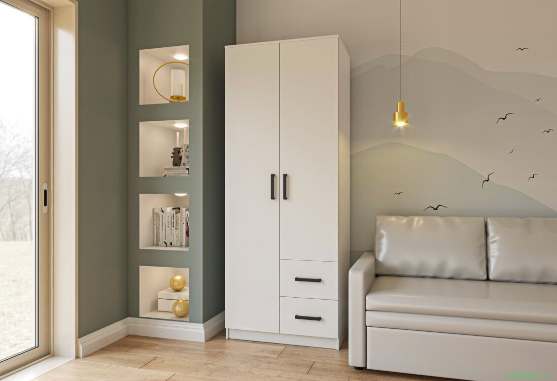 Fotografie 2 - Skříň Simple 2D 2Š nymfaea alba