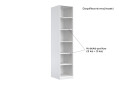 Korpus skříně 1dv Bílý lesk Idea - Fotografie 5 Fotografie 5 - Korpus skříně 1dv Bílý lesk Idea