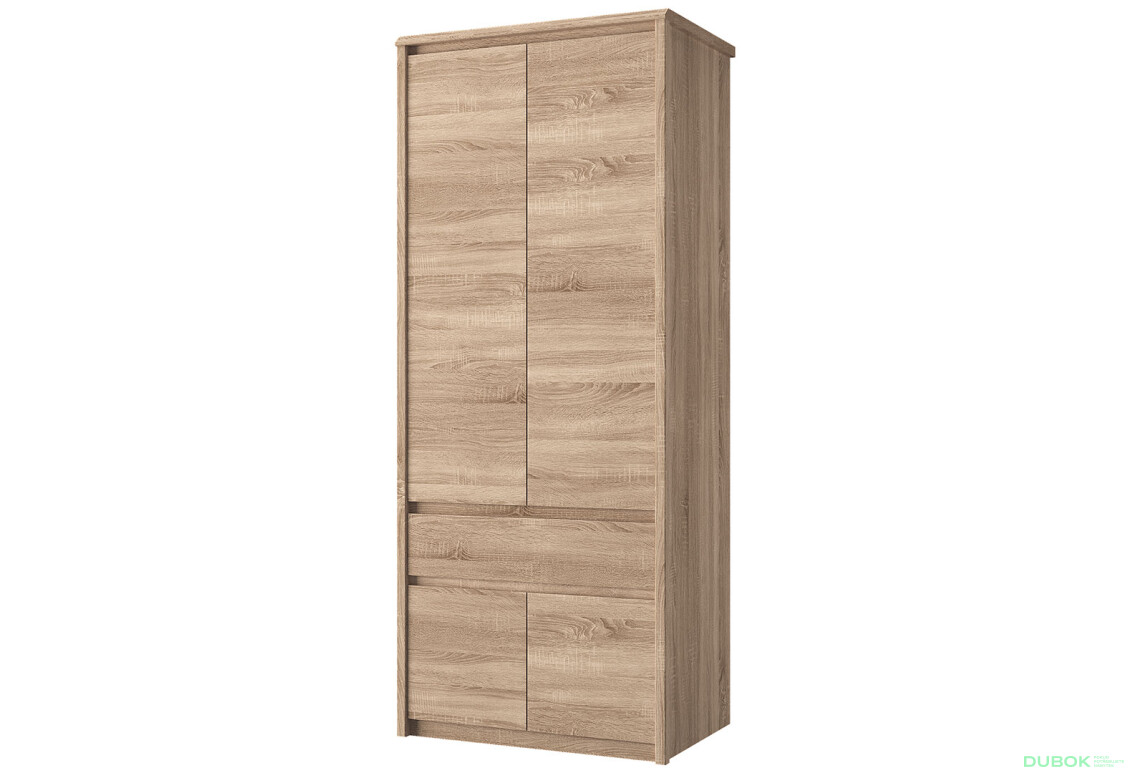 Skříň 4d1s dub sonoma Somma - Fotografie 1 Fotografie 1 - Skříň 4d1s dub sonoma Somma