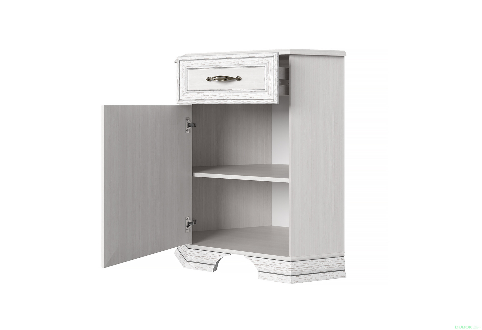Fotografie 2 - Rohová komoda 1d1s woodline krém Tiffany