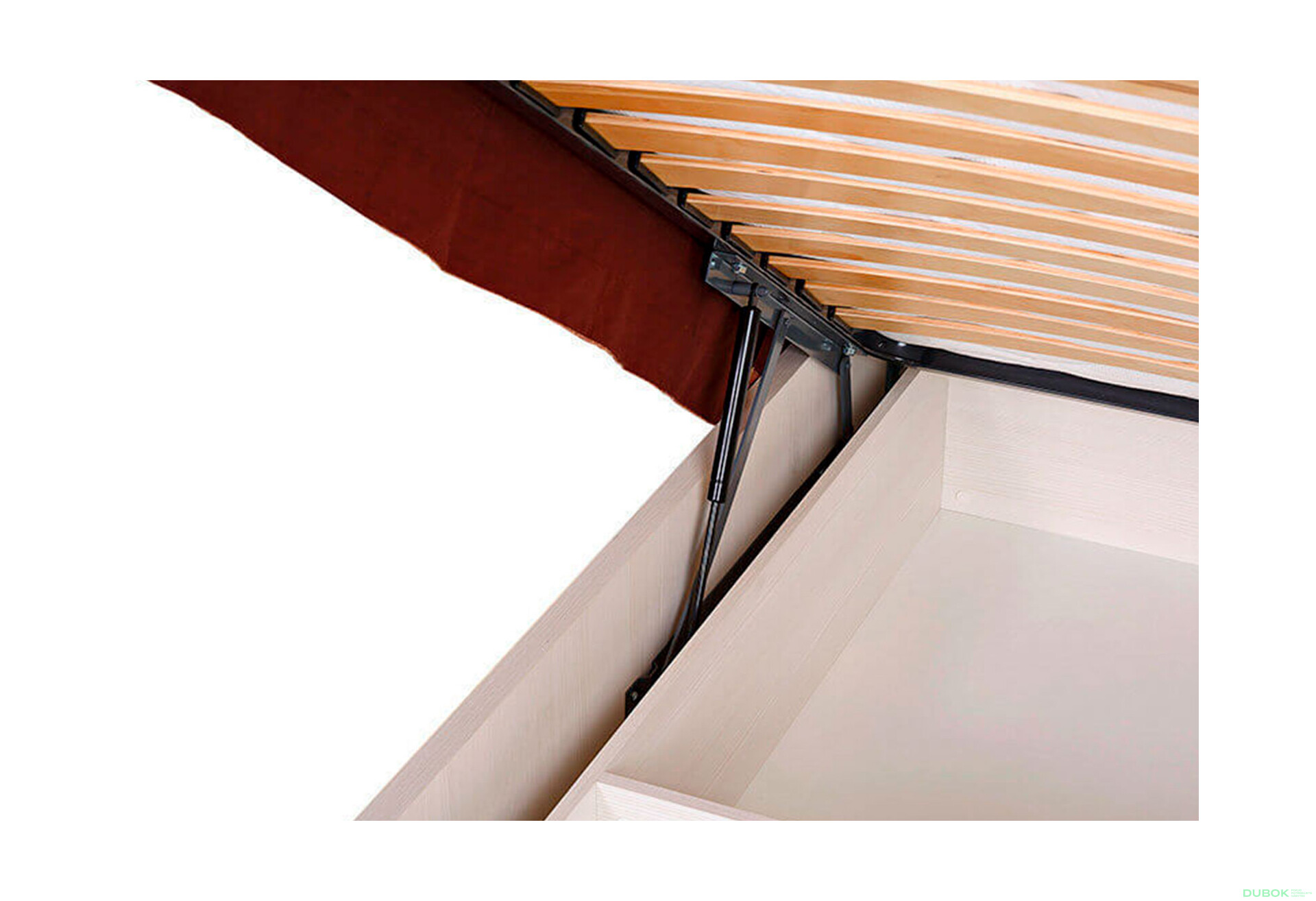 Fotografie 5 - Postel 160x200 s úložným prostorem woodline krém Tiffany