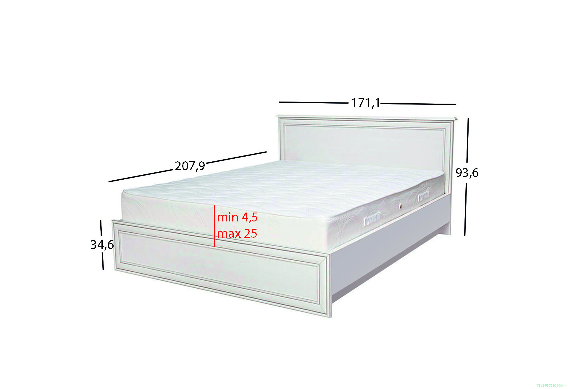 Fotografie 6 - Postel 160x200 s úložným prostorem woodline krém Tiffany