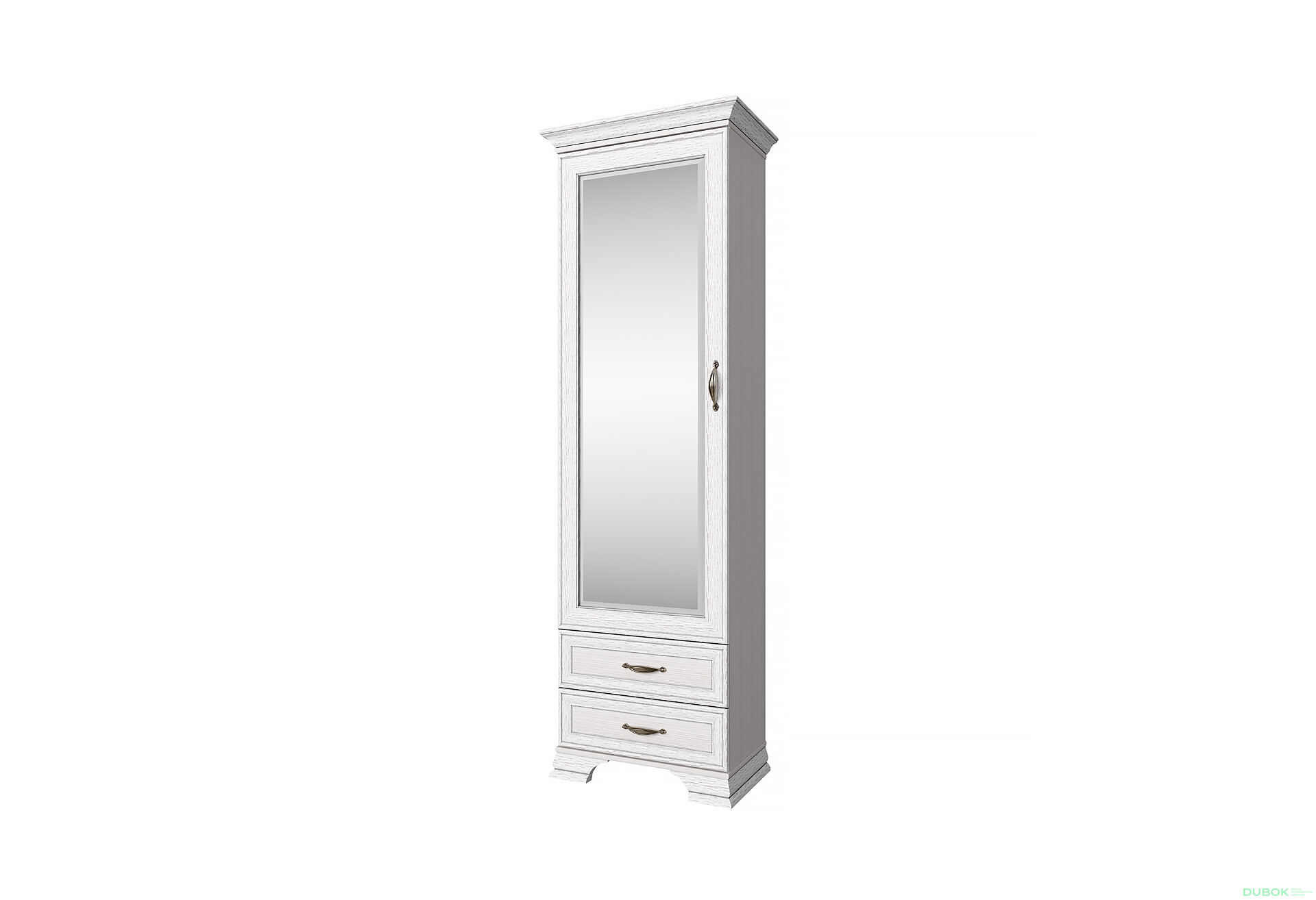 Fotografie 1 - Regál se zrcadlem 1d2s woodline krém Tiffany