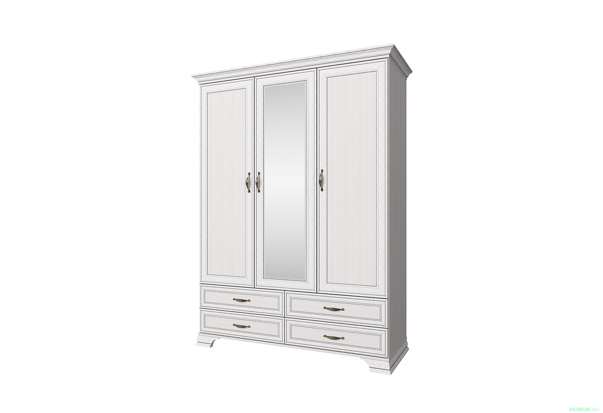 Skříň se zrcadlem 3d4s woodline krém Tiffany - Fotografie 1 Fotografie 1 - Skříň se zrcadlem 3d4s woodline krém Tiffany