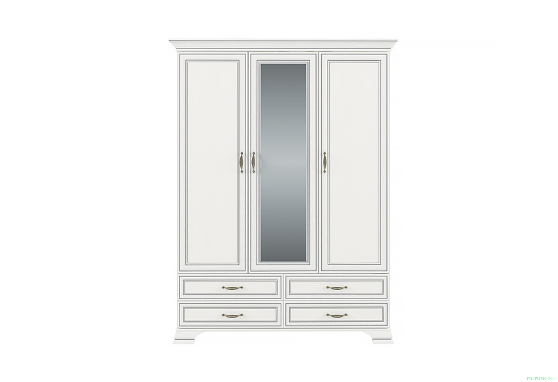 Skříň se zrcadlem 3d4s woodline krém Tiffany - Fotografie 2 Fotografie 2 - Skříň se zrcadlem 3d4s woodline krém Tiffany