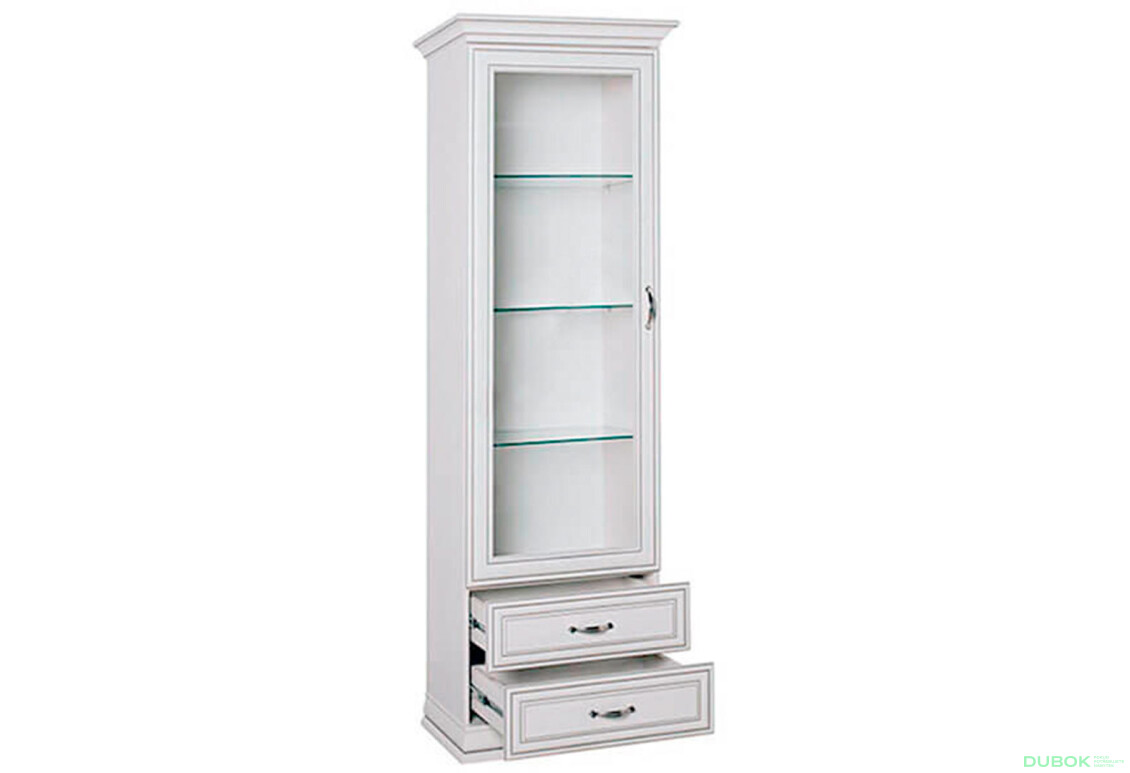 Fotografie 2 - Vitrína 1w2s woodline krém Tiffany