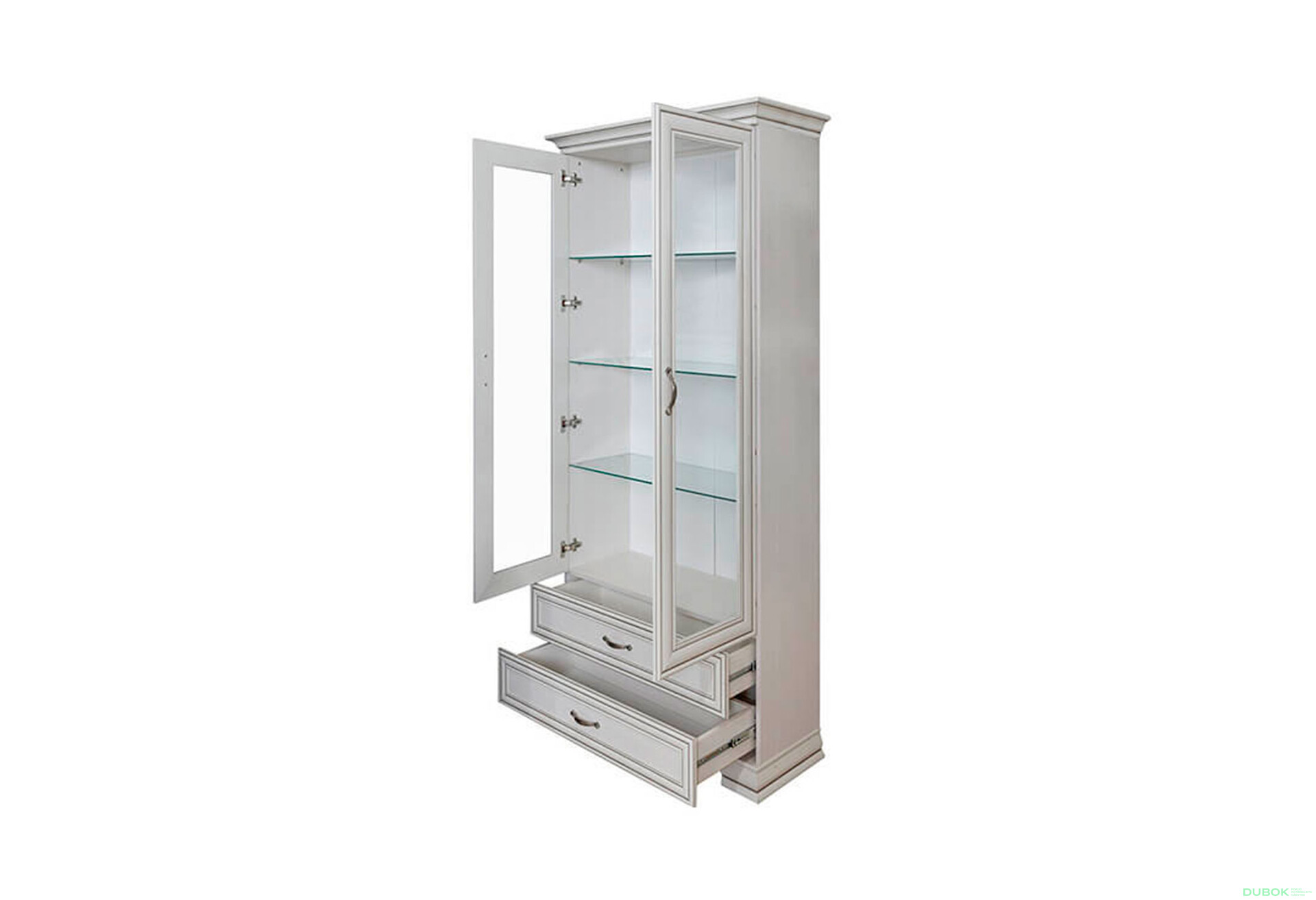 Fotografie 2 - Vitrína 2w2s woodline krém Tiffany