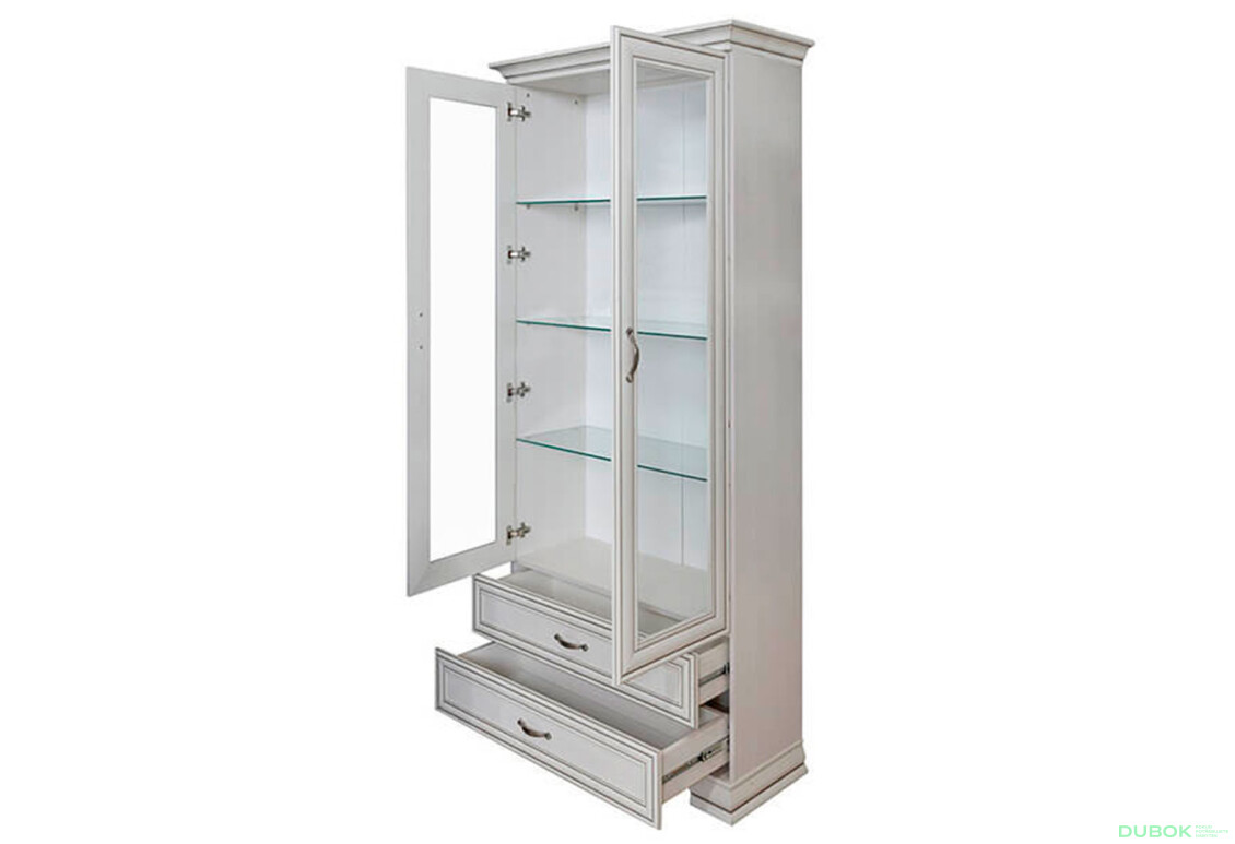 Fotografie 2 - Vitrína 2w2s woodline krém Tiffany