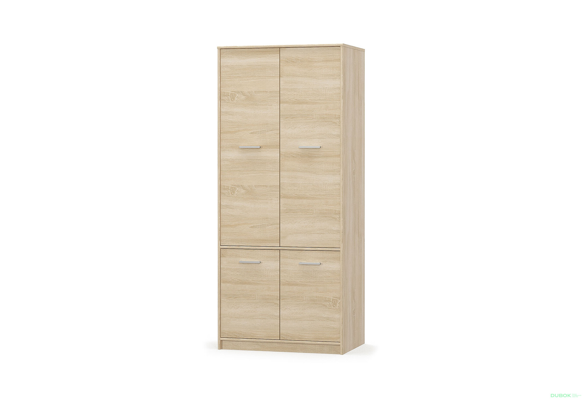 Skříň čtyřdveřová Tips 83x195x55.3 cm Dub sonoma - Fotografie 1 Fotografie 1 - Skříň čtyřdveřová Tips 83x195x55.3 cm Dub sonoma
