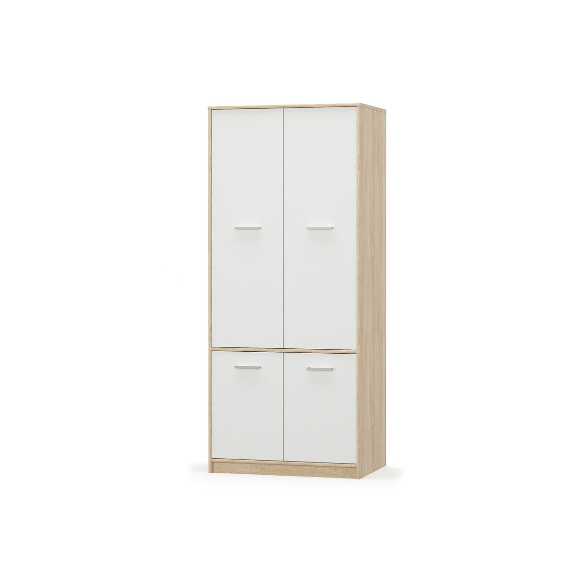 

Skříň čtyřdveřová Tips 83x195x55.3 cm Dub sonoma / Bílý