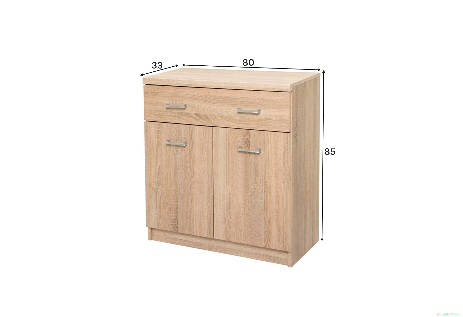 Fotografie 2 - Komoda 2d1s dub sonoma Top Mix