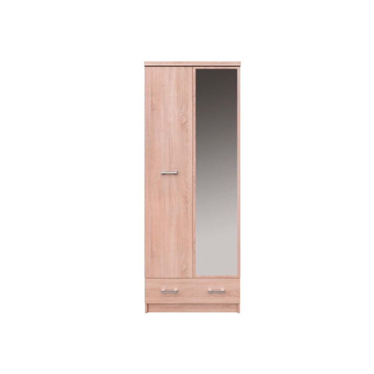 

Skříň dvoudveřová se zrcadlem a zásuvkou Top Mix 60x183x33 cm Dub sonoma