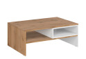 Konferenční stolek 90 bílý / dub wotan Vigo - Fotografie 1 Fotografie 1 - Konferenční stolek 90 bílý / dub wotan Vigo
