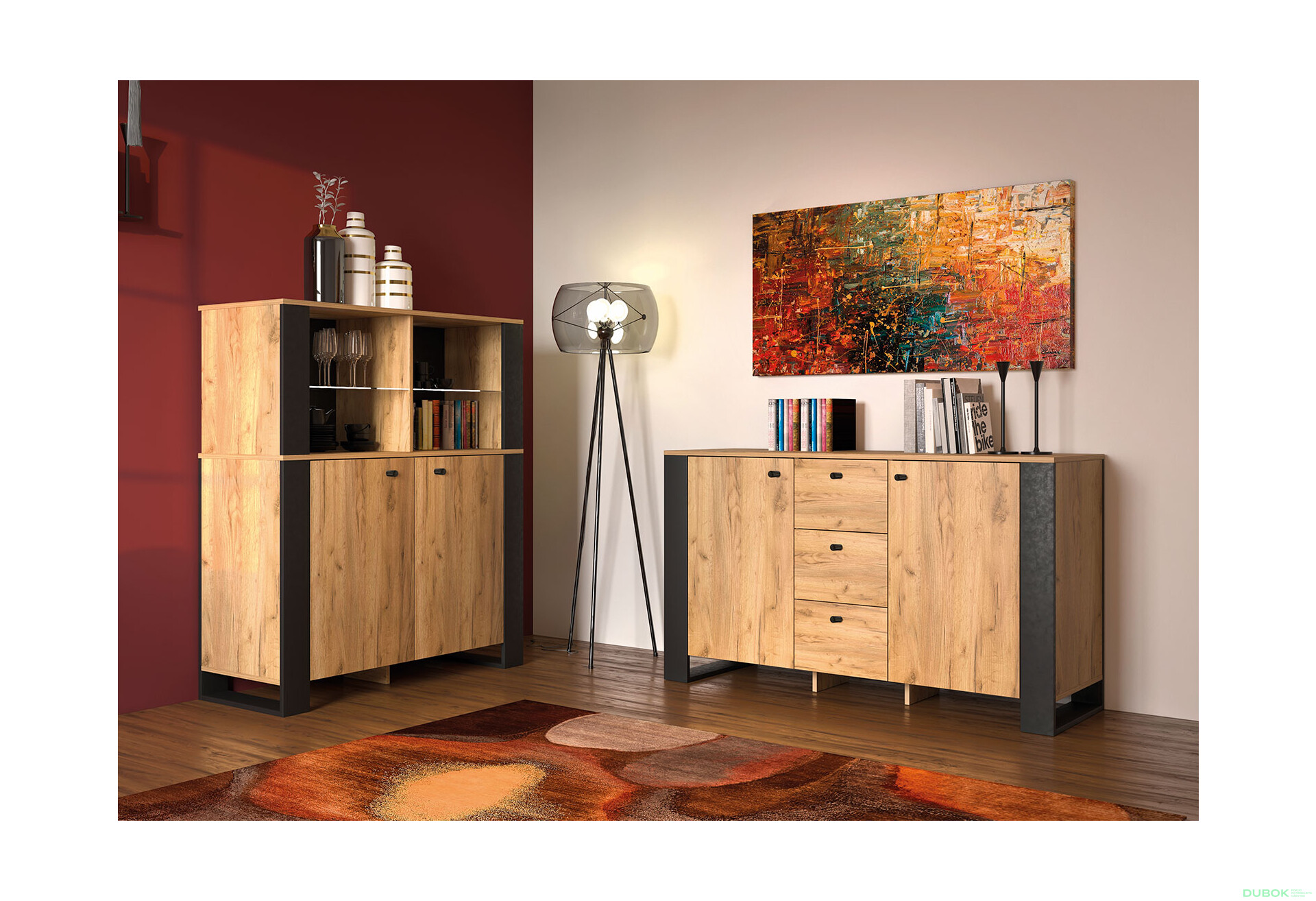 Série do obývacího pokoje Wood - Fotografie 2 Fotografie 2 - Série do obývacího pokoje Wood