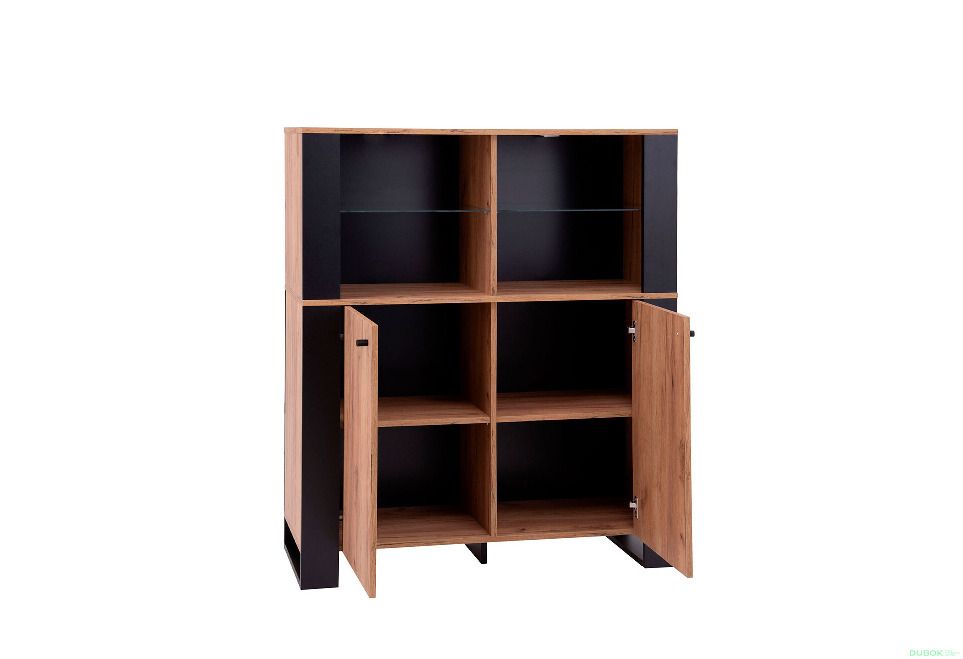 Komoda 2d dub craft zlatý Wood - Fotografie 3 Fotografie 3 - Komoda 2d dub craft zlatý Wood