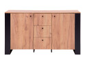 Komoda 2d3s dub craft zlatý Wood - Fotografie 2 Fotografie 2 - Komoda 2d3s dub craft zlatý Wood