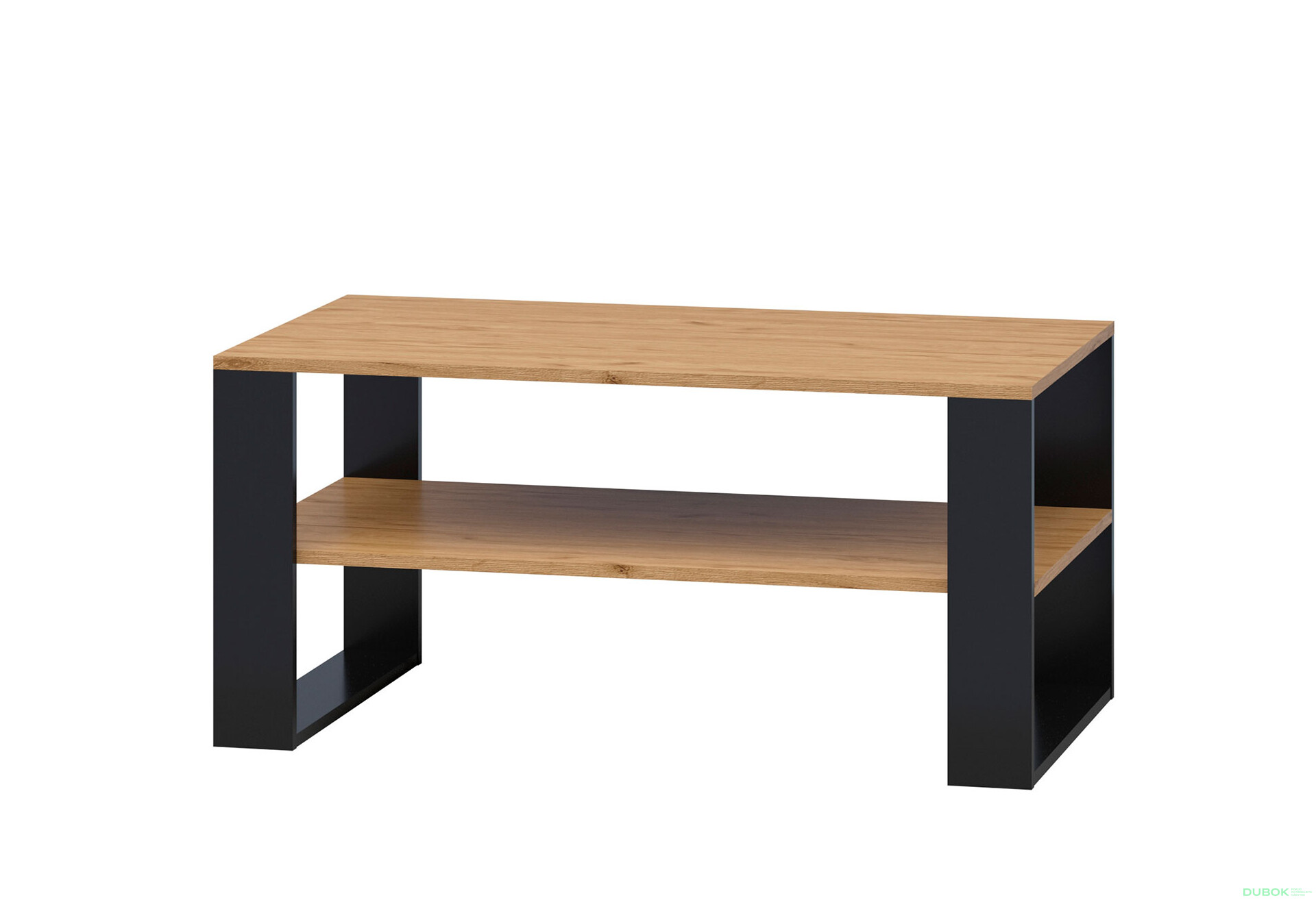 Konferenční stolek dub craft zlatý Wood - Fotografie 1 Fotografie 1 - Konferenční stolek dub craft zlatý Wood