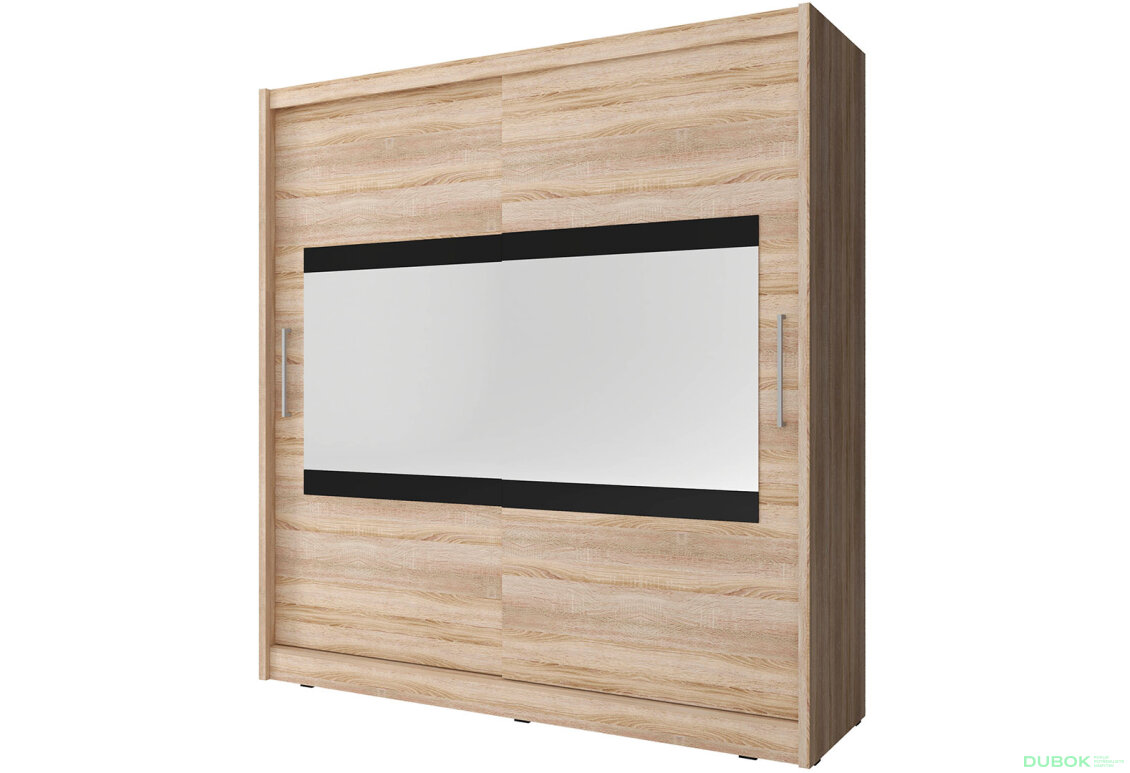 Skříň Maja IV 200 dub sonoma