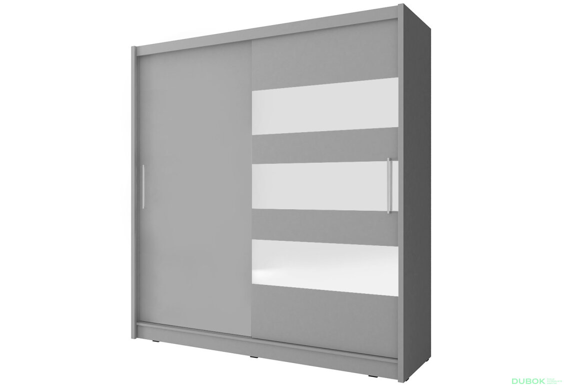 Skříň Maja III 200 grafit