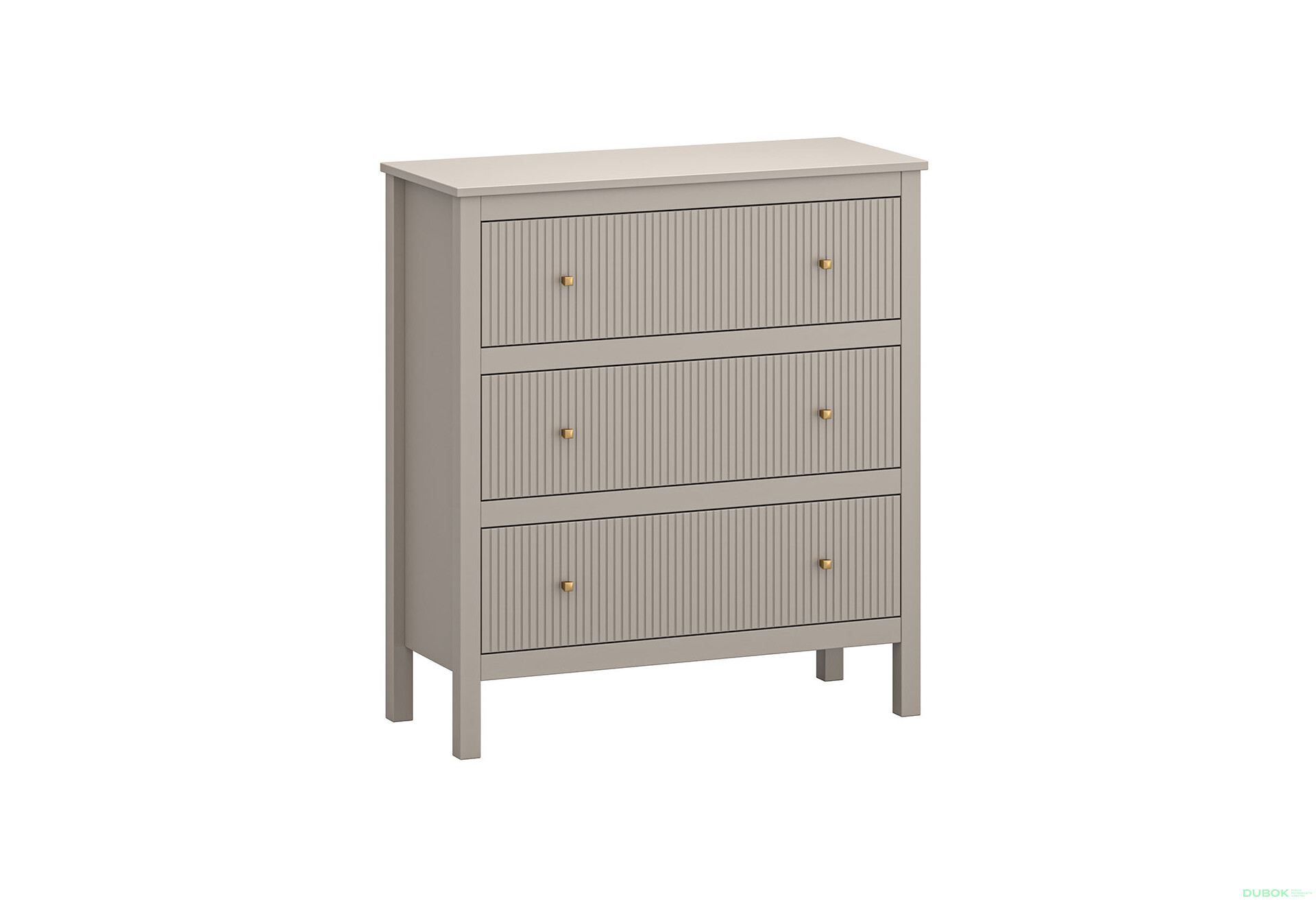 Fotografie 1 - Komoda 3s (K) taupe Kleo