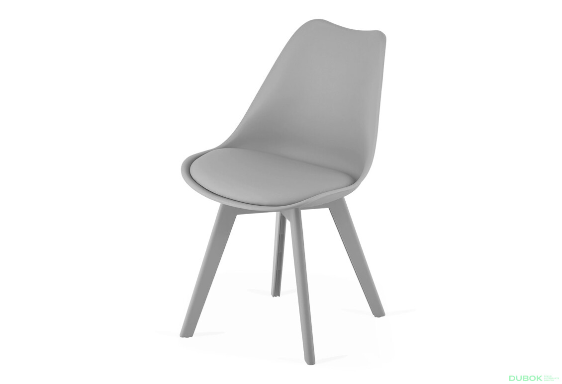 Fotografie 4 - Židle MARK šedá, šedé nohy x 1