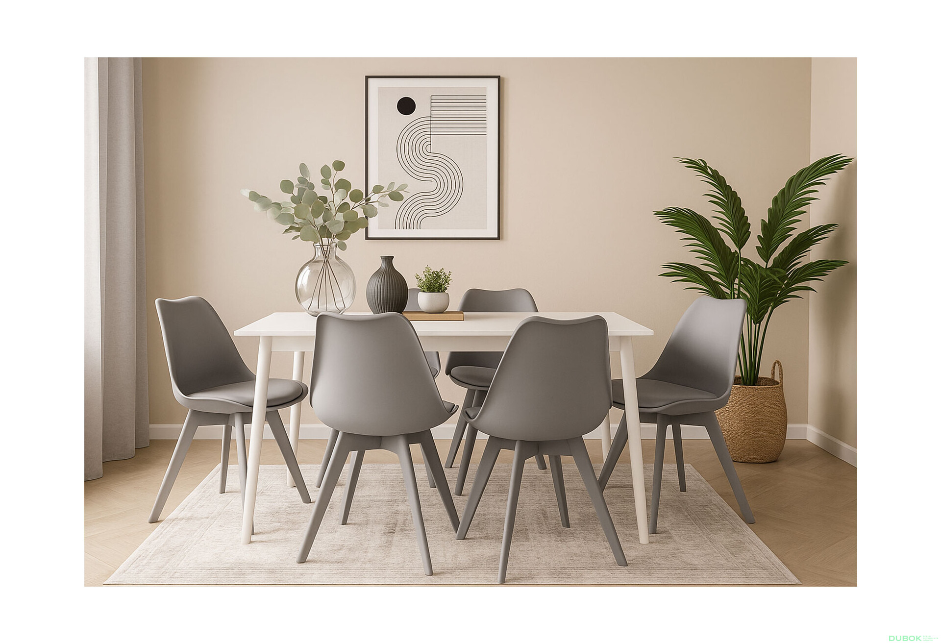 Fotografie 2 - Židle MARK šedá, šedé nohy x 1