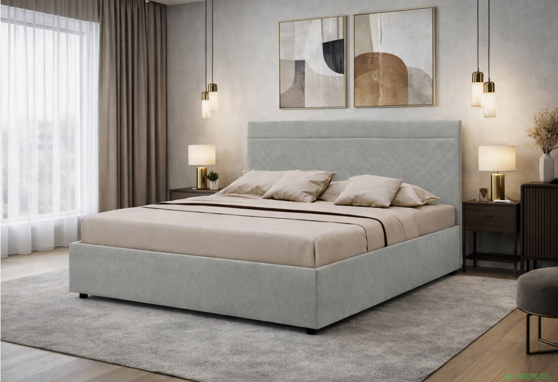 Fotografie 2 - Postel Fro Pik 140x200 Mono 246, šedá