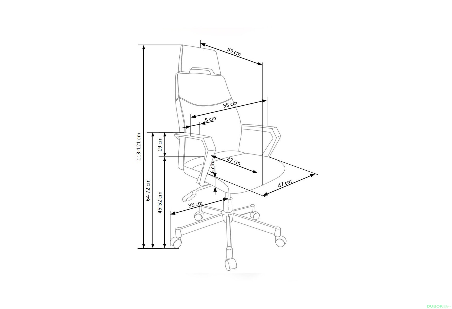Fotografie 4 - Dětské křeslo Olaf popel / černý