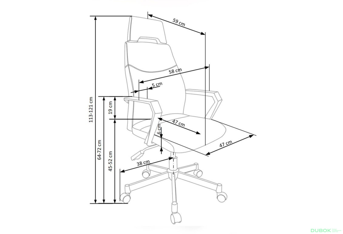 Fotografie 4 - Dětské křeslo Olaf popel / černý