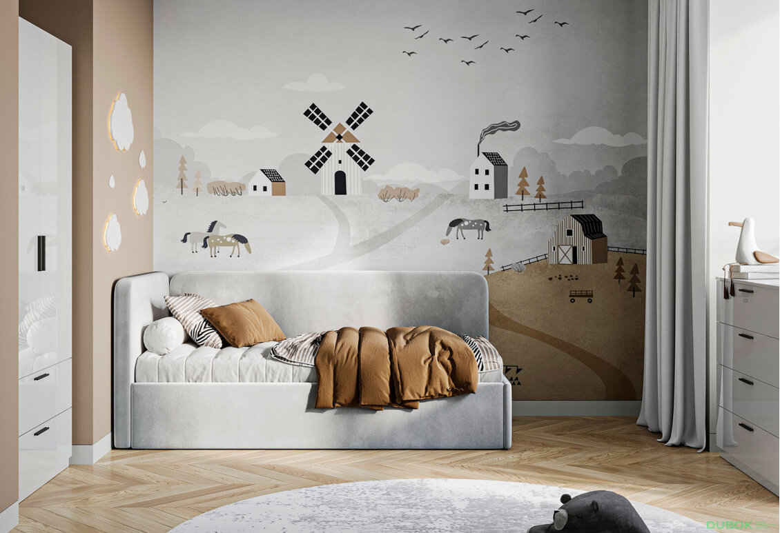 Fotografie 4 - Postel měkká s matrací Sofie New 0,9x2,0 výsuvná s rámem Happy