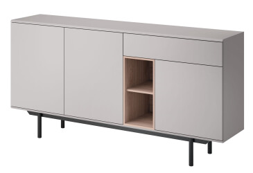 Komoda IK175 šedá / jackson hickory Inox