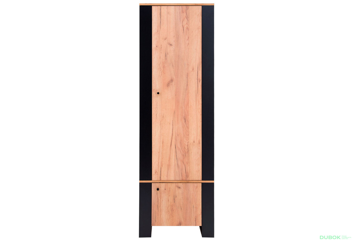 Regál 2d dub craft zlatý Wood