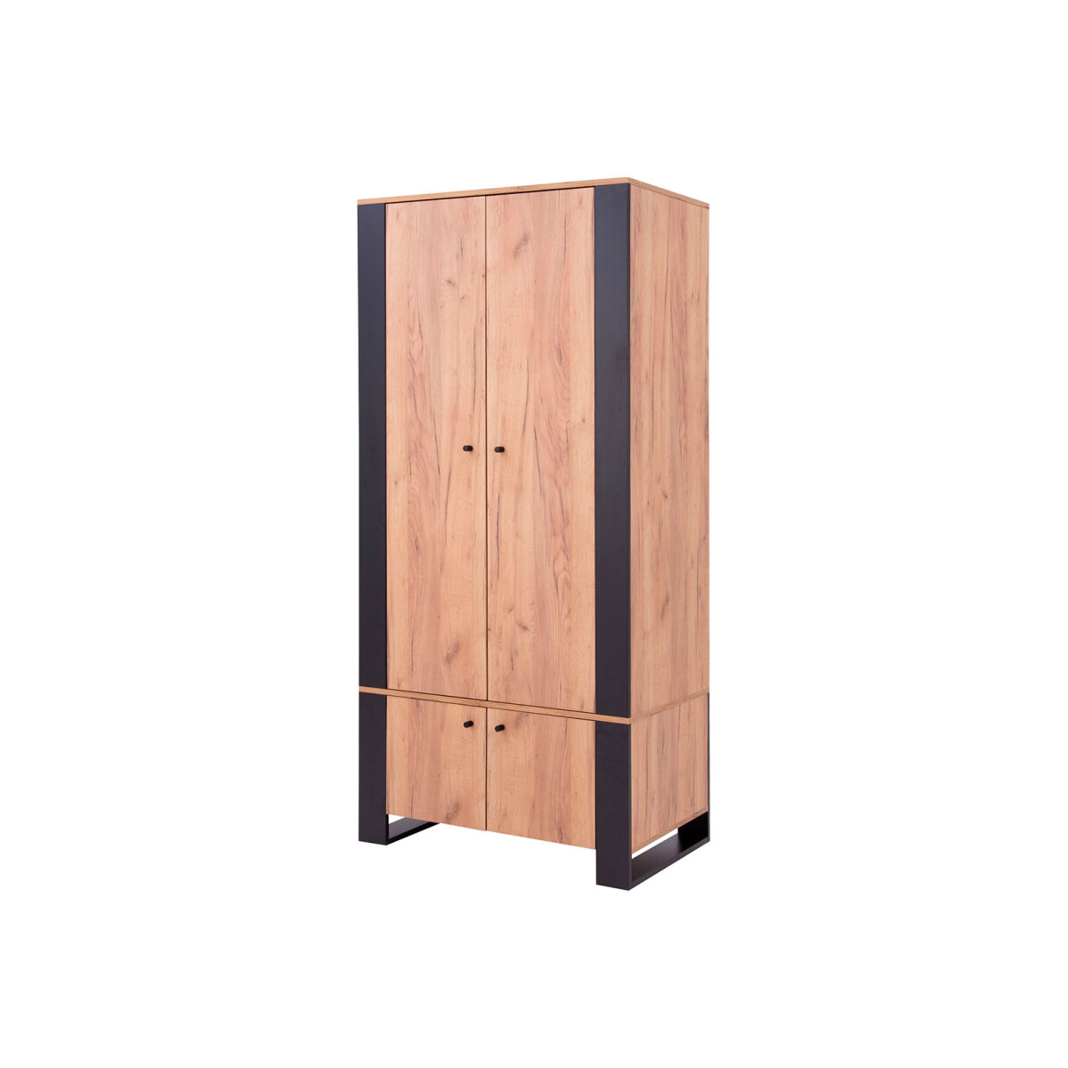 

Skříň čtyřdveřová Wood 90x195x55 cm Dub craft zlatý
