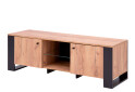 Fotografie 1 - TV stolek 2d/140 dub craft zlatý Wood