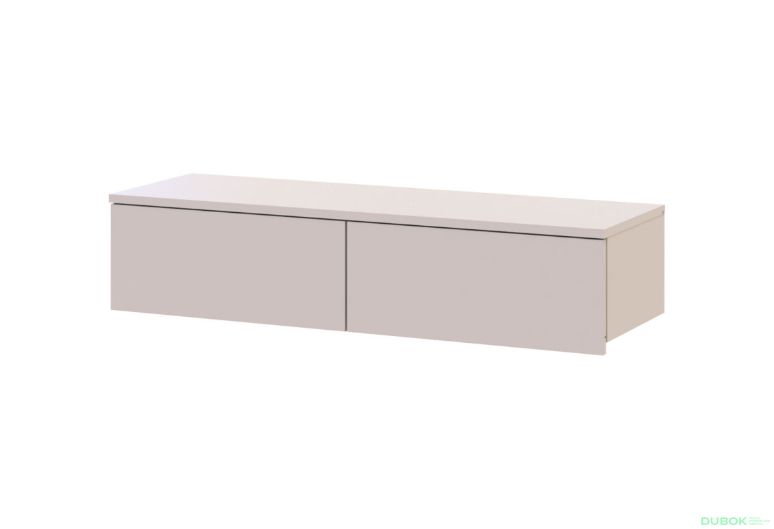 Toaletní stolek Levía kašmír 2š 100x32x22