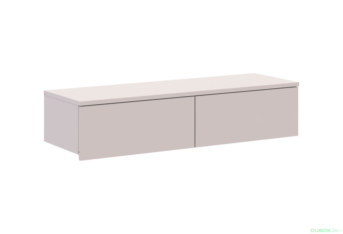 Toaletní stolek Levía kašmír 2š 100x32x22