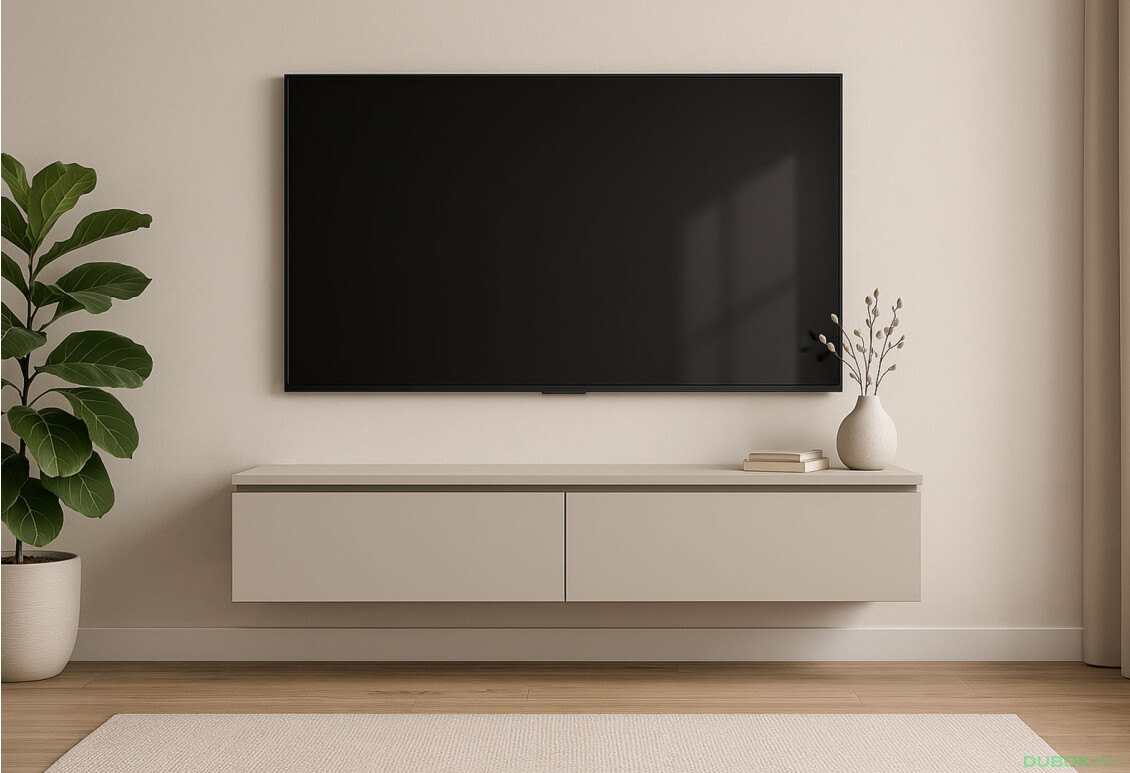 Fotografie 2 - Toaletní stolek Levía kašmír 2š 100x32x22